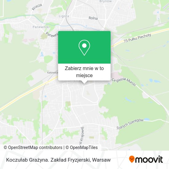 Mapa Koczułab Grażyna. Zakład Fryzjerski