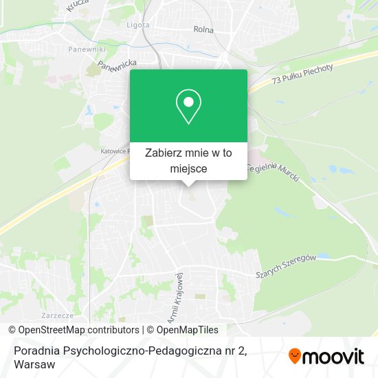 Mapa Poradnia Psychologiczno-Pedagogiczna nr 2