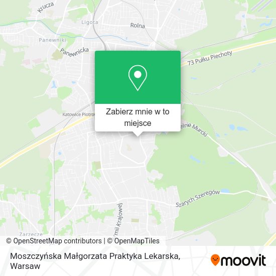 Mapa Moszczyńska Małgorzata Praktyka Lekarska