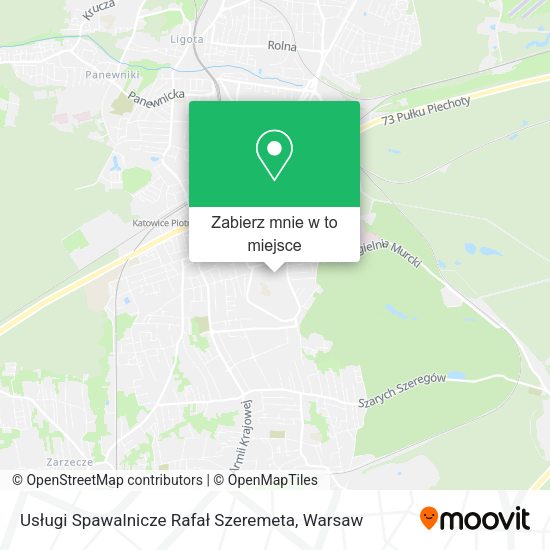 Mapa Usługi Spawalnicze Rafał Szeremeta