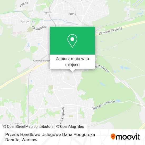 Mapa Przeds Handlowo Uslugowe Dana Podgorska Danuta