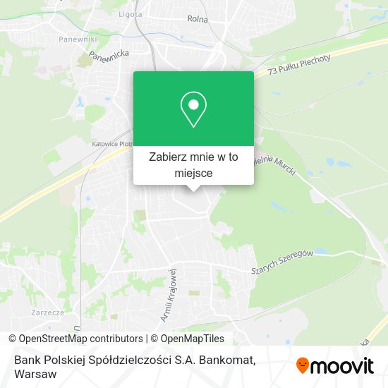 Mapa Bank Polskiej Spółdzielczości S.A. Bankomat