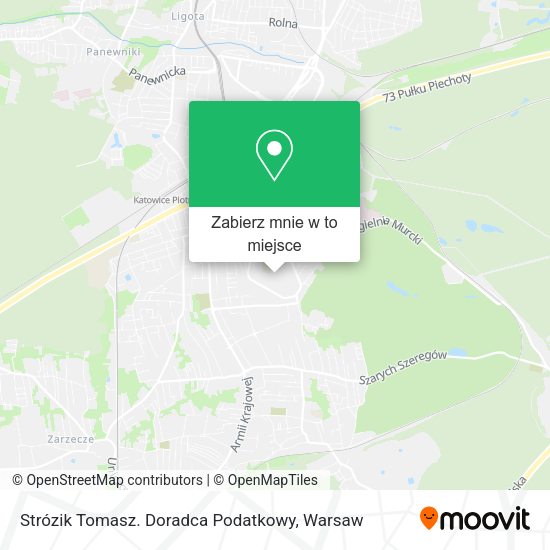 Mapa Strózik Tomasz. Doradca Podatkowy