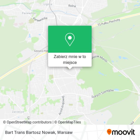 Mapa Bart Trans Bartosz Nowak