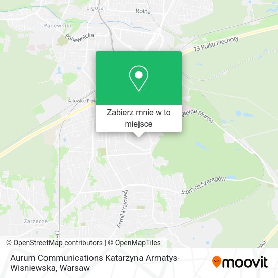 Mapa Aurum Communications Katarzyna Armatys-Wisniewska