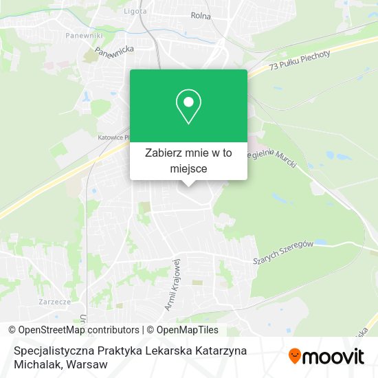 Mapa Specjalistyczna Praktyka Lekarska Katarzyna Michalak