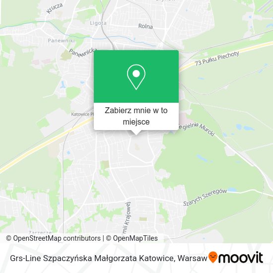 Mapa Grs-Line Szpaczyńska Małgorzata Katowice