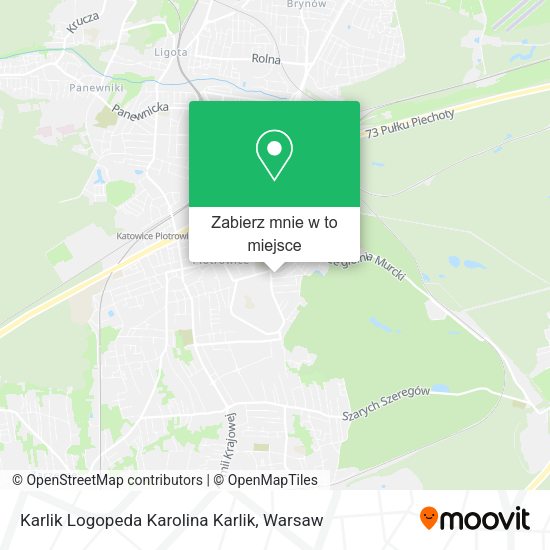 Mapa Karlik Logopeda Karolina Karlik