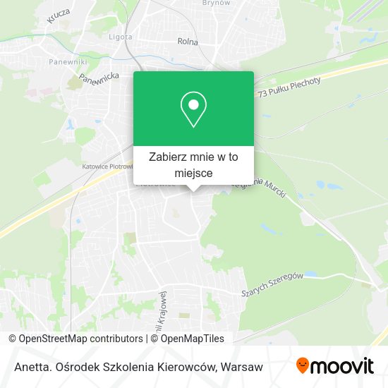 Mapa Anetta. Ośrodek Szkolenia Kierowców