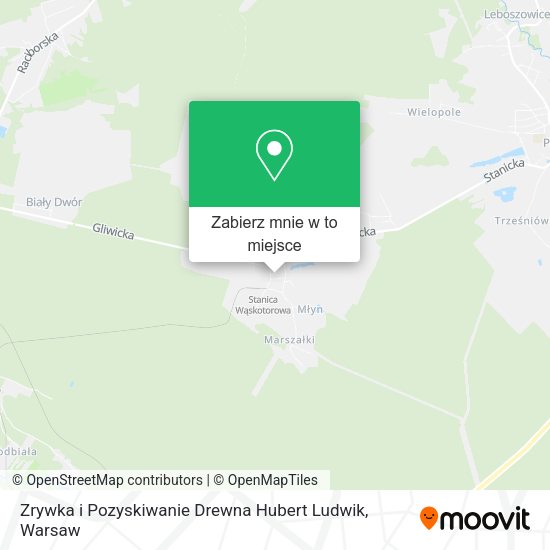 Mapa Zrywka i Pozyskiwanie Drewna Hubert Ludwik