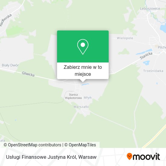 Mapa Usługi Finansowe Justyna Król