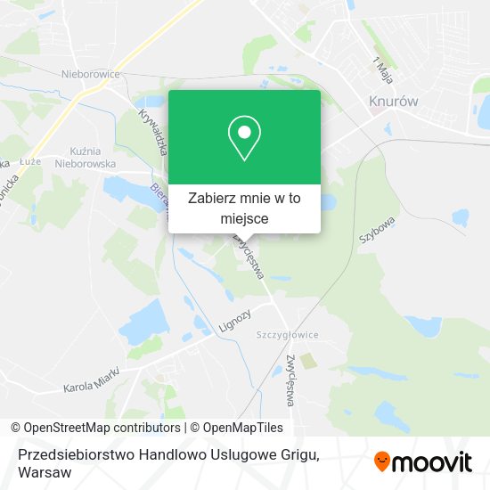 Mapa Przedsiebiorstwo Handlowo Uslugowe Grigu