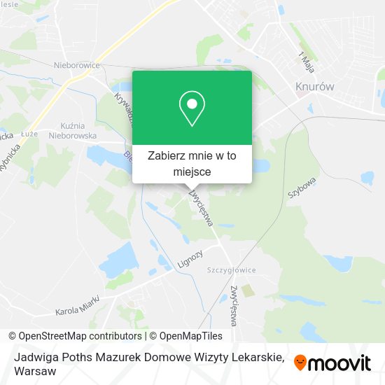 Mapa Jadwiga Poths Mazurek Domowe Wizyty Lekarskie