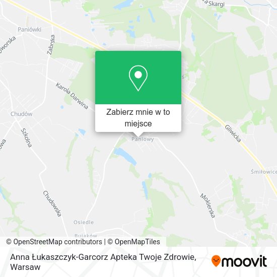 Mapa Anna Łukaszczyk-Garcorz Apteka Twoje Zdrowie