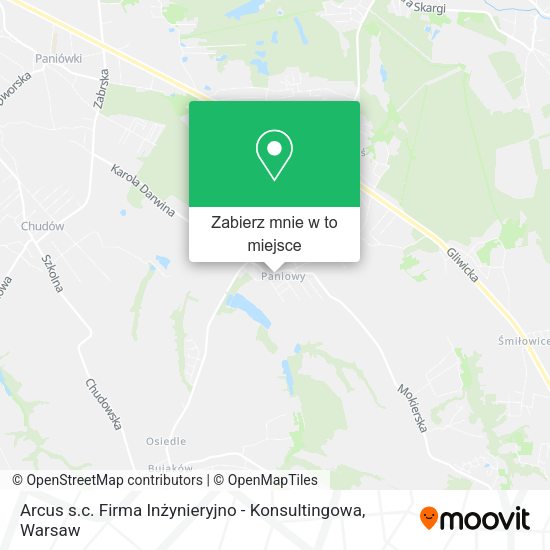 Mapa Arcus s.c. Firma Inżynieryjno - Konsultingowa