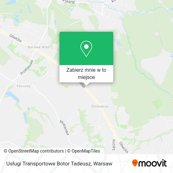 Mapa Usługi Transportowe Botor Tadeusz