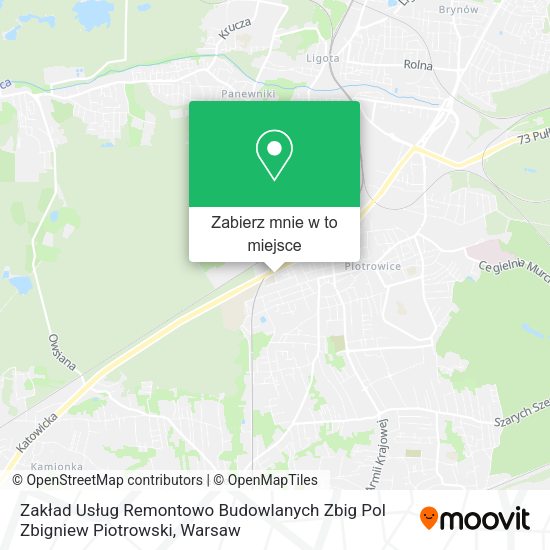 Mapa Zakład Usług Remontowo Budowlanych Zbig Pol Zbigniew Piotrowski