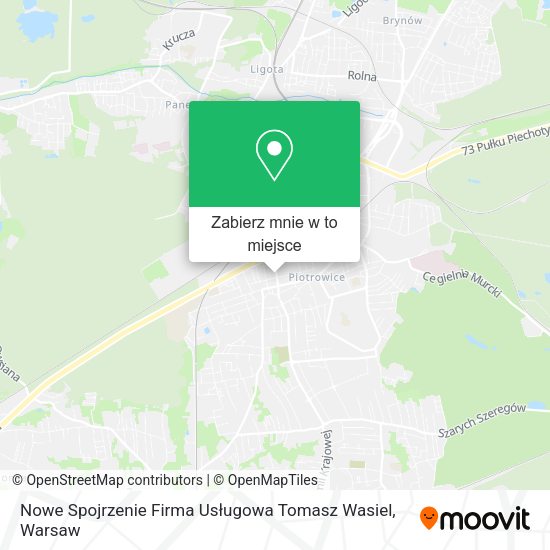 Mapa Nowe Spojrzenie Firma Usługowa Tomasz Wasiel