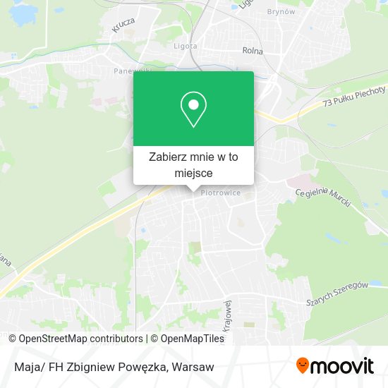 Mapa Maja/ FH Zbigniew Powęzka