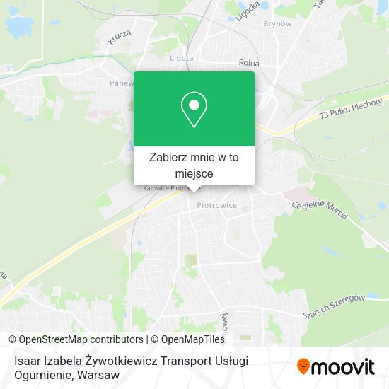 Mapa Isaar Izabela Żywotkiewicz Transport Usługi Ogumienie