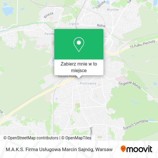 Mapa M.A.K.S. Firma Usługowa Marcin Sajnóg