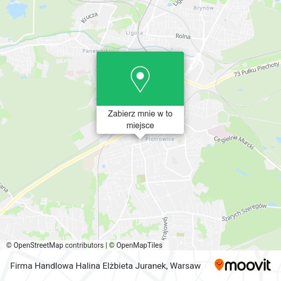 Mapa Firma Handlowa Halina Elżbieta Juranek