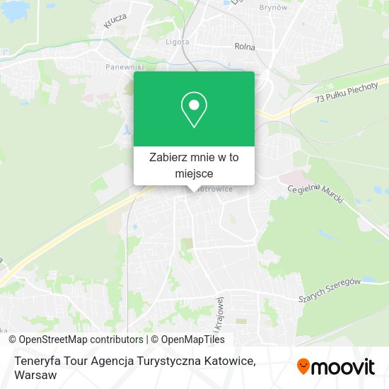 Mapa Teneryfa Tour Agencja Turystyczna Katowice