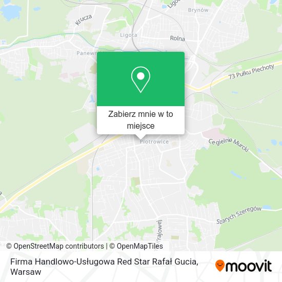 Mapa Firma Handlowo-Usługowa Red Star Rafał Gucia