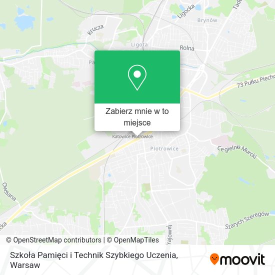 Mapa Szkoła Pamięci i Technik Szybkiego Uczenia