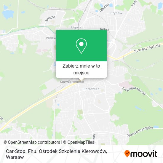 Mapa Car-Stop. Fhu. Ośrodek Szkolenia Kierowców