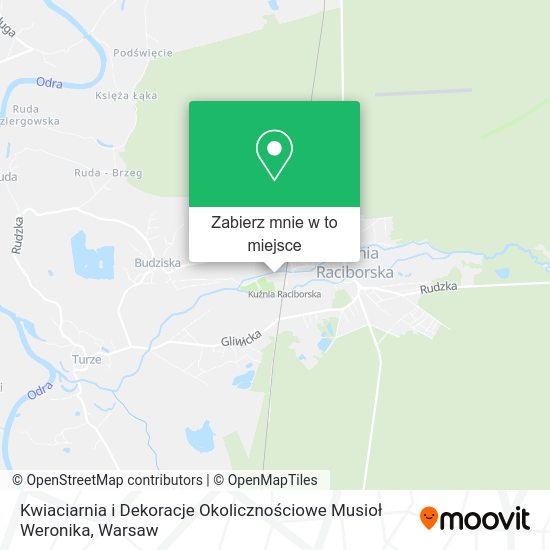 Mapa Kwiaciarnia i Dekoracje Okolicznościowe Musioł Weronika