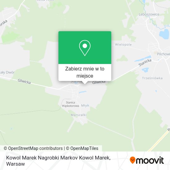 Mapa Kowol Marek Nagrobki Markov Kowol Marek