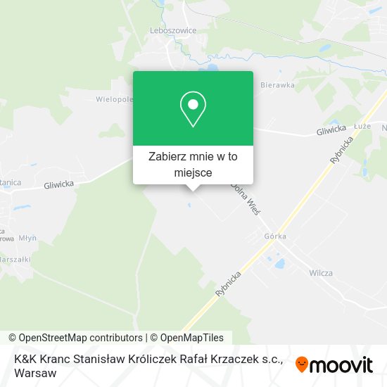 Mapa K&K Kranc Stanisław Króliczek Rafał Krzaczek s.c.