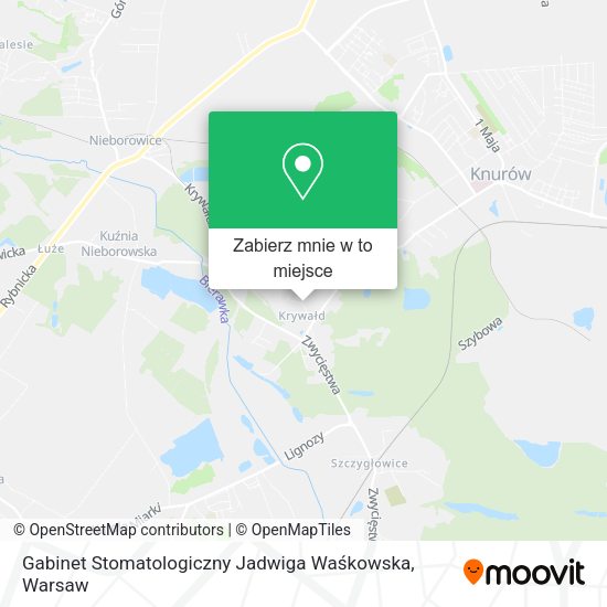 Mapa Gabinet Stomatologiczny Jadwiga Waśkowska