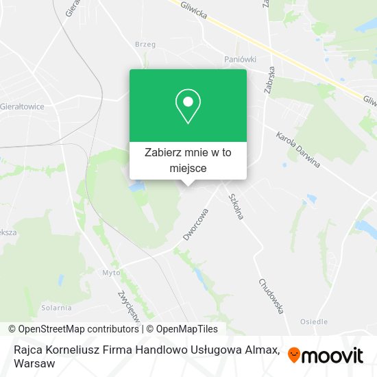 Mapa Rajca Korneliusz Firma Handlowo Usługowa Almax