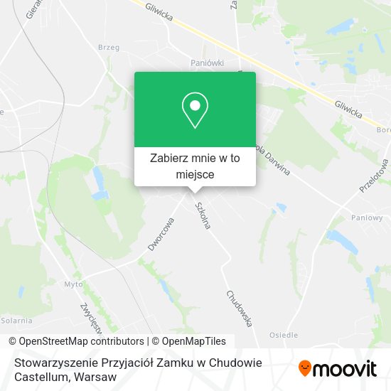 Mapa Stowarzyszenie Przyjaciół Zamku w Chudowie Castellum