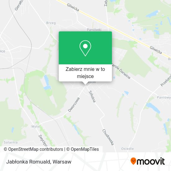 Mapa Jabłonka Romuald