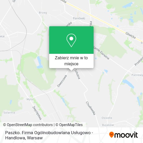 Mapa Paszko. Firma Ogólnobudowlana Usługowo - Handlowa