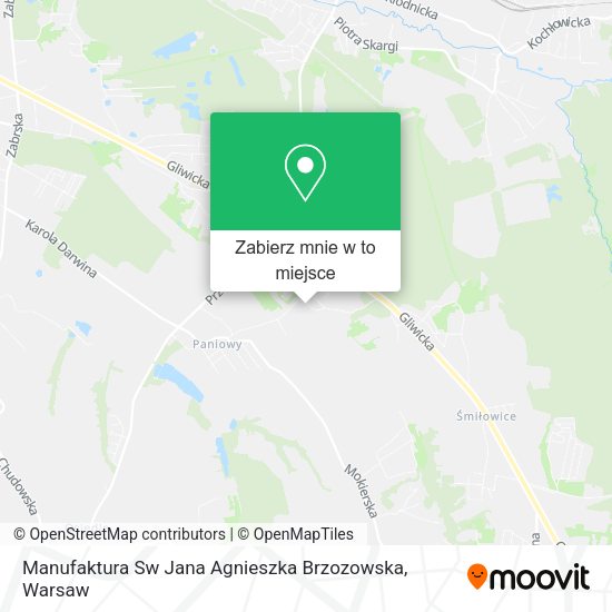 Mapa Manufaktura Sw Jana Agnieszka Brzozowska