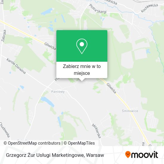 Mapa Grzegorz Żur Usługi Marketingowe