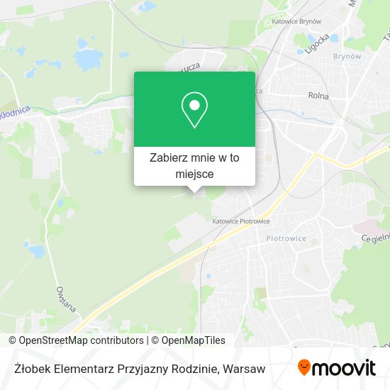 Mapa Żłobek Elementarz Przyjazny Rodzinie