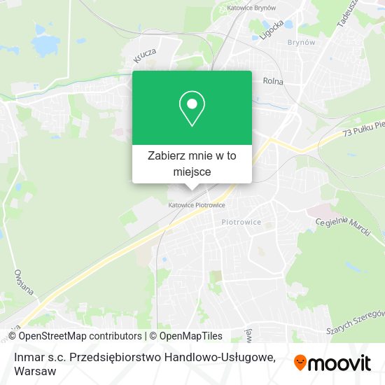 Mapa Inmar s.c. Przedsiębiorstwo Handlowo-Usługowe