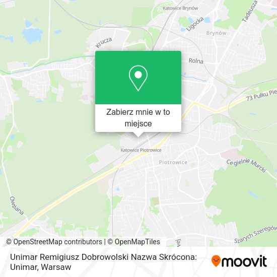 Mapa Unimar Remigiusz Dobrowolski Nazwa Skrócona: Unimar