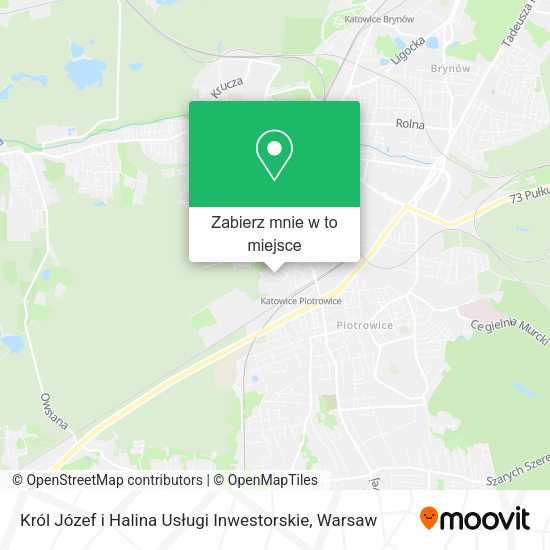 Mapa Król Józef i Halina Usługi Inwestorskie