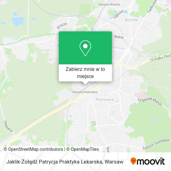 Mapa Jaklik-Żołądź Patrycja Praktyka Lekarska