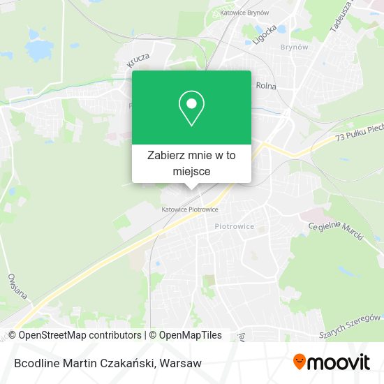 Mapa Bcodline Martin Czakański