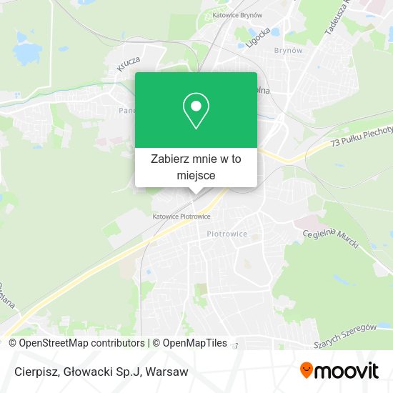 Mapa Cierpisz, Głowacki Sp.J