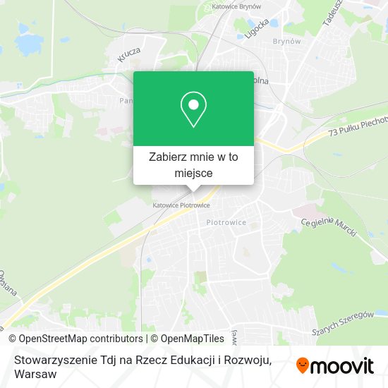 Mapa Stowarzyszenie Tdj na Rzecz Edukacji i Rozwoju