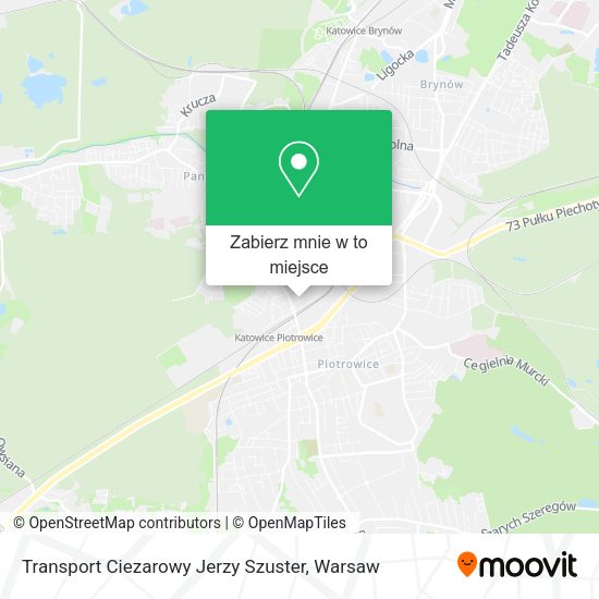 Mapa Transport Ciezarowy Jerzy Szuster