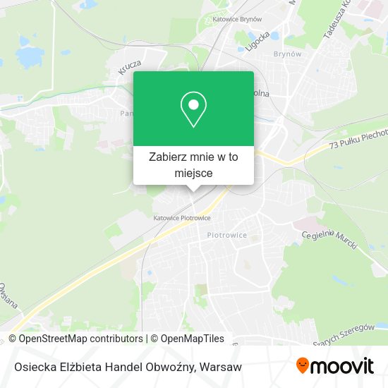 Mapa Osiecka Elżbieta Handel Obwoźny